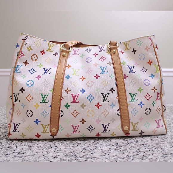 🎉LIMITED EDITION🎉 GM TOTE LV x Takashi Murakami Multicolor Tote - Picture 7 of 14